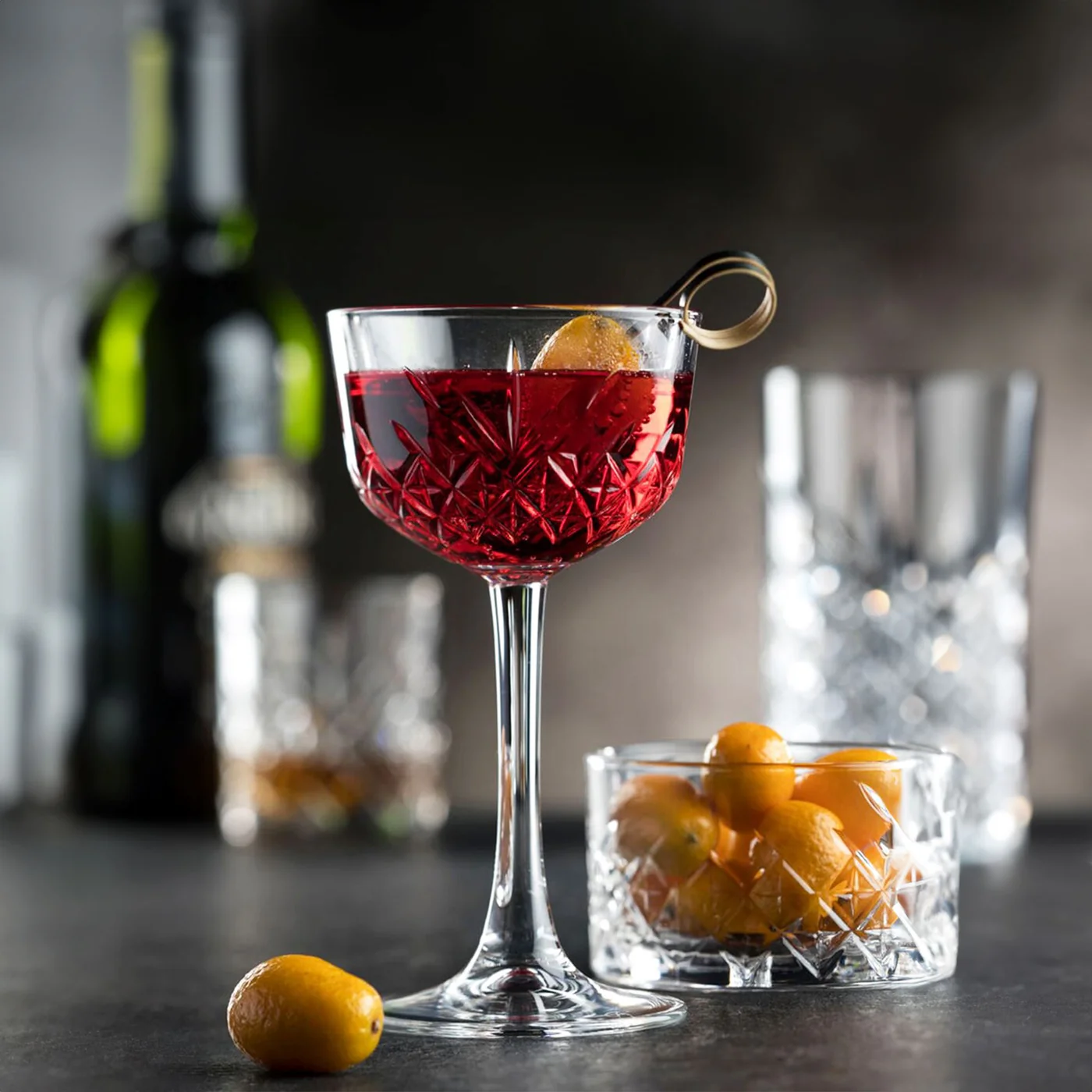 PASABAHCE TIMELESS NICK & NORA GLASSES 160ML - SET OF 6